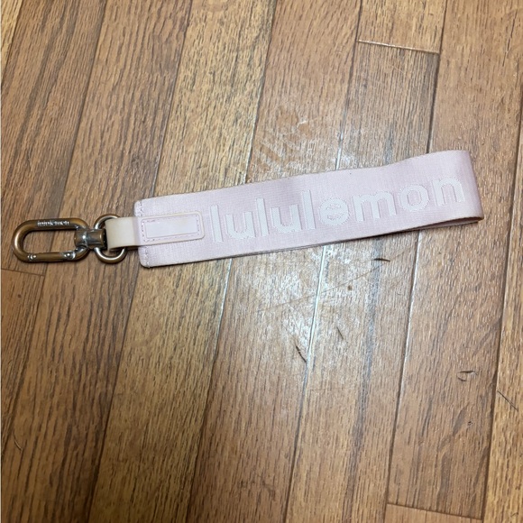 lululemon athletica Accessories - lululemon athletica Pink Key Strap with Silver Clip